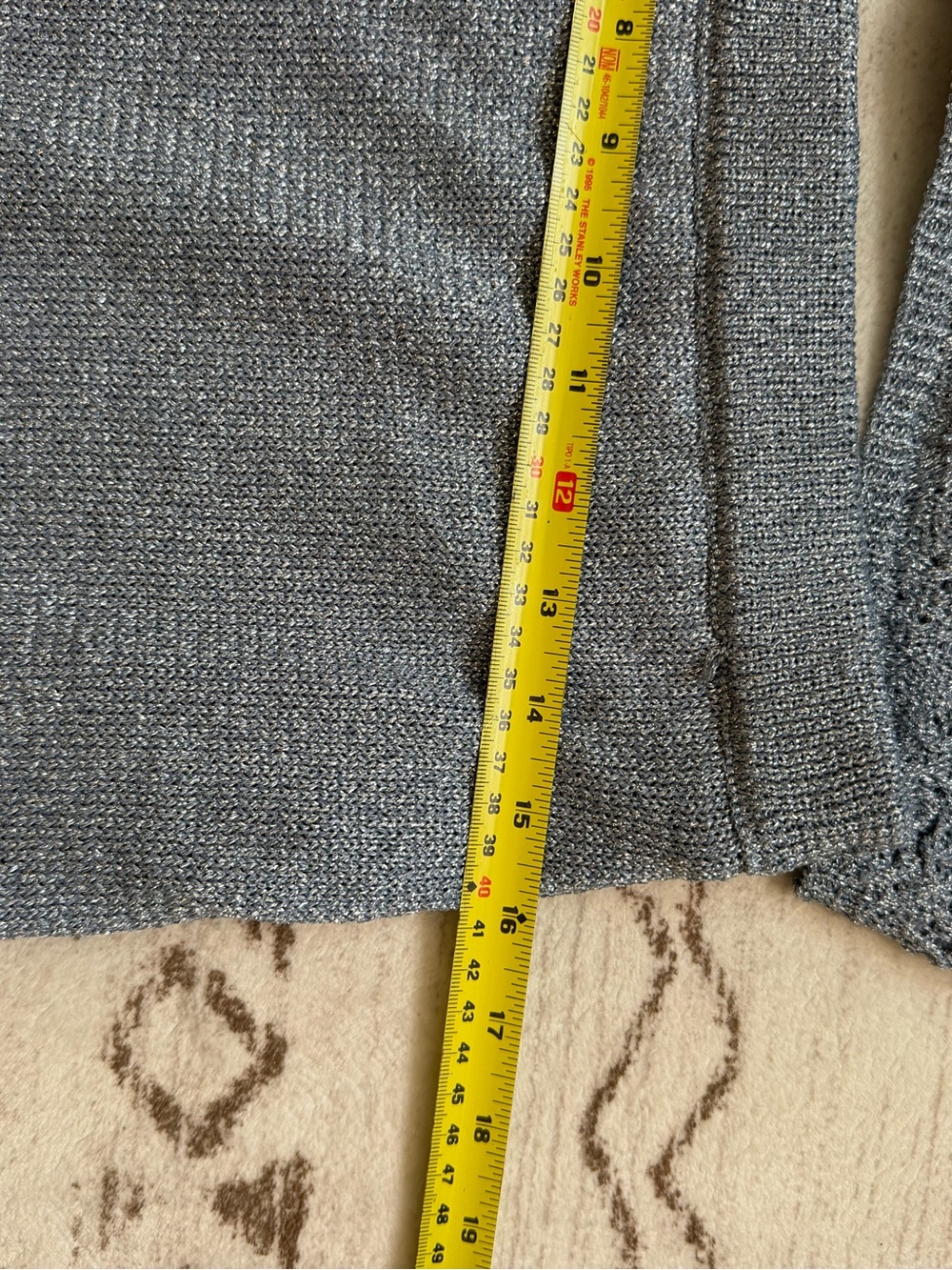 House of Harlow 1960 Light Gray Knit Cropped Tank and skirt - Picture 13 of 13